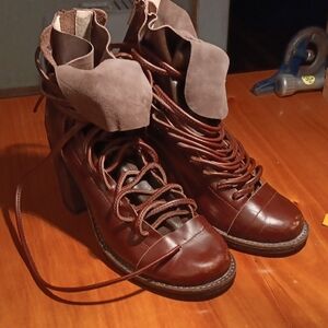 Faryl Robin Free People Lace UpWomen's Boots Size 7